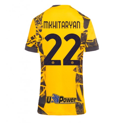 Fotbalové Dres Inter Milan Henrikh Mkhitaryan #22 Dámské Alternativní 2024-25 Krátký Rukáv